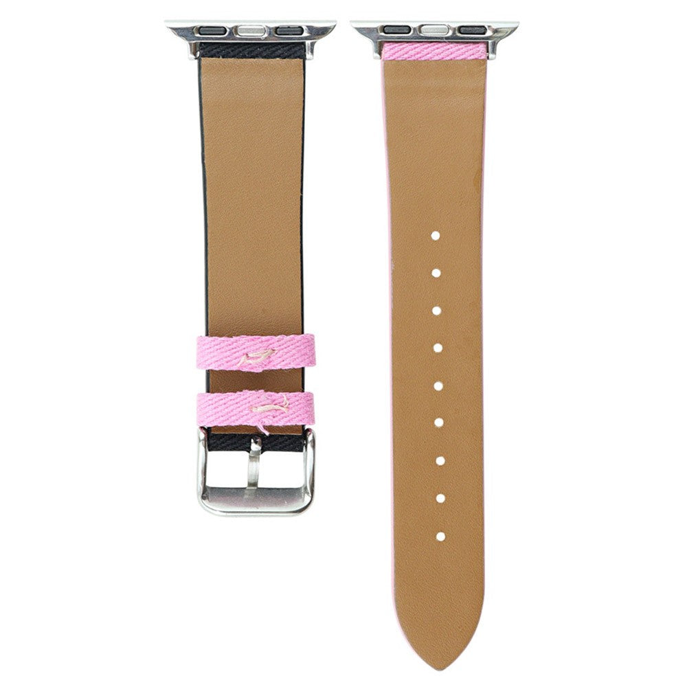 Super Elegant Metal Og Nylon Universal Rem passer til Apple Smartwatch - Sølv#serie_3