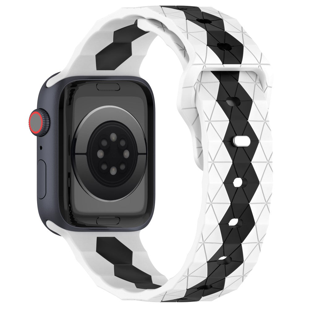 Nydelig Silikone Universal Rem passer til Apple Smartwatch - Hvid#serie_2