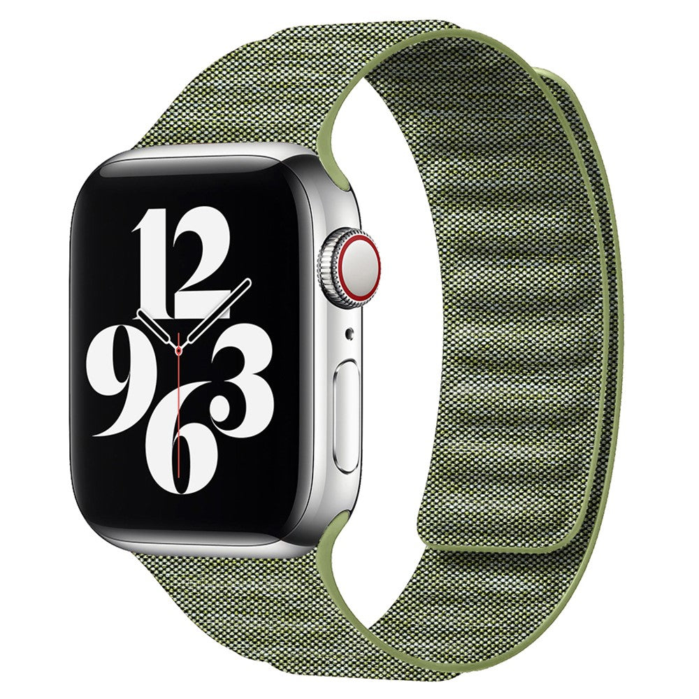 Glimrende Nylon Universal Rem passer til Apple Smartwatch - Grøn#serie_4