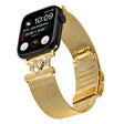 Makea Apple Smartwatch Metalli Ja Strassit Yleinen Ranneke
