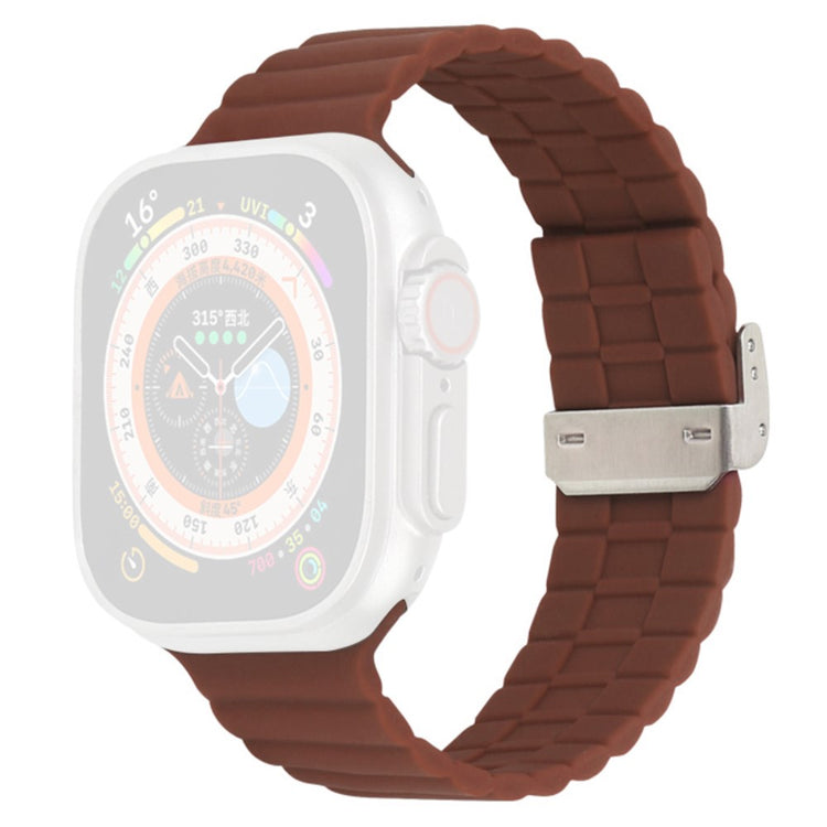 Vildt Fint Silikone Universal Rem passer til Apple Smartwatch - Brun#serie_12