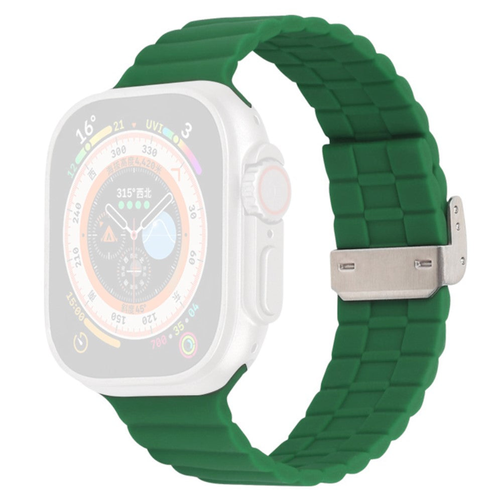 Vildt Fint Silikone Universal Rem passer til Apple Smartwatch - Grøn#serie_7