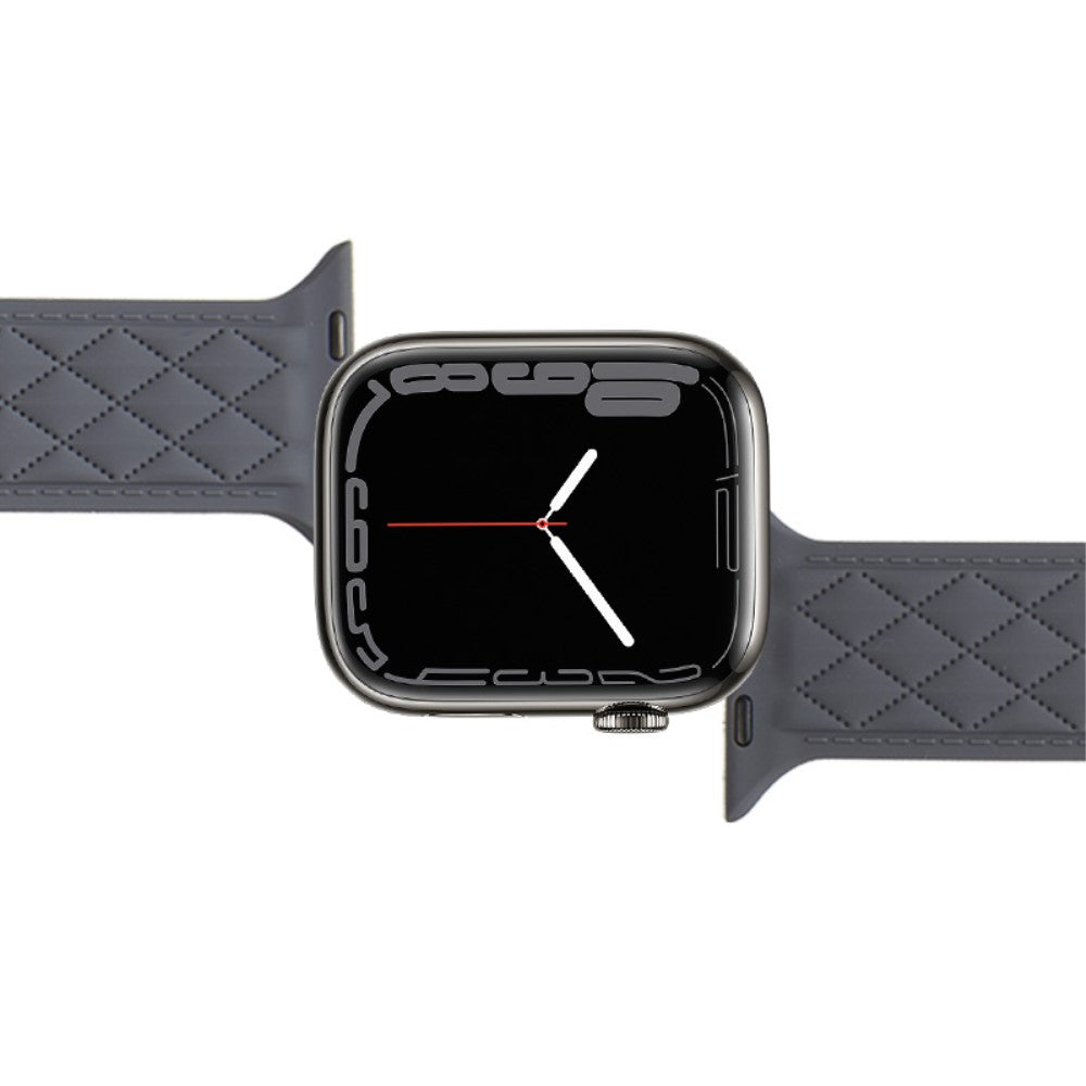 Fantastisk Silikone Universal Rem passer til Apple Smartwatch - Blå#serie_11