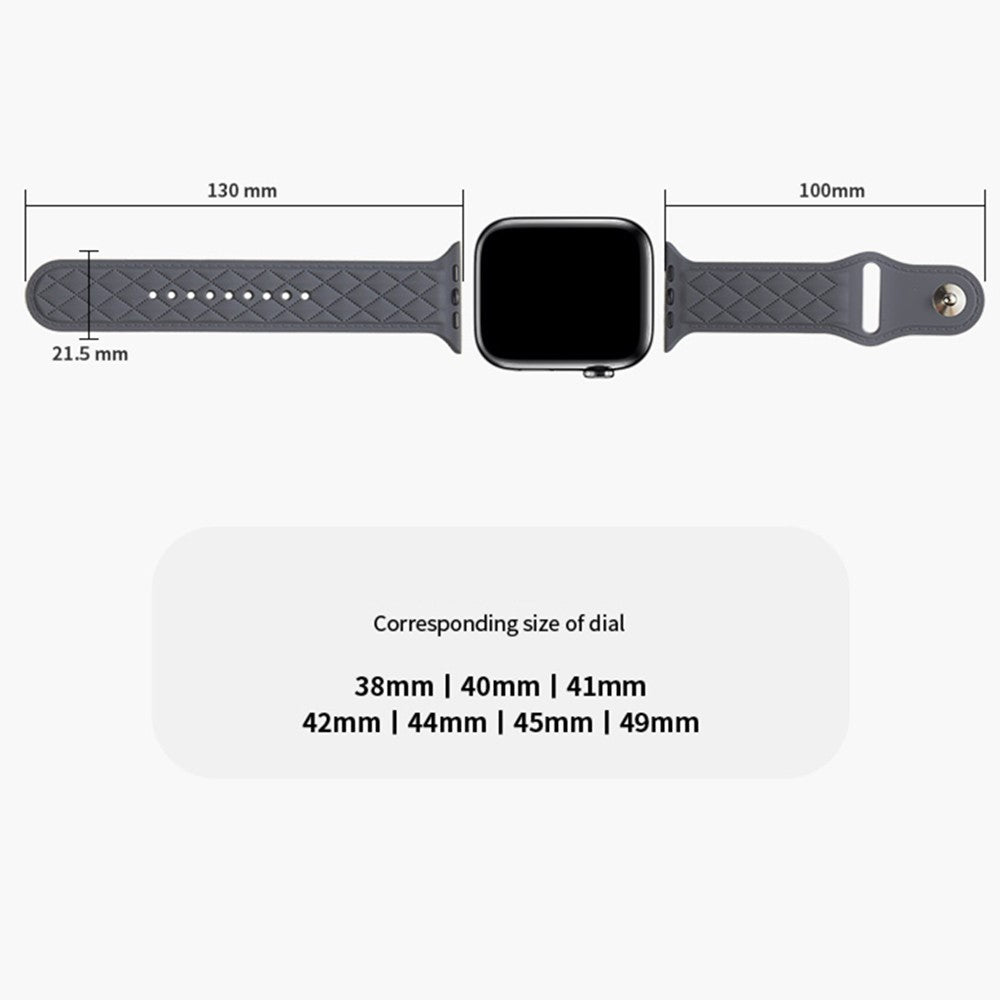 Apple Watch Series 9 41mm textured silicone strap - Orange#serie_2
