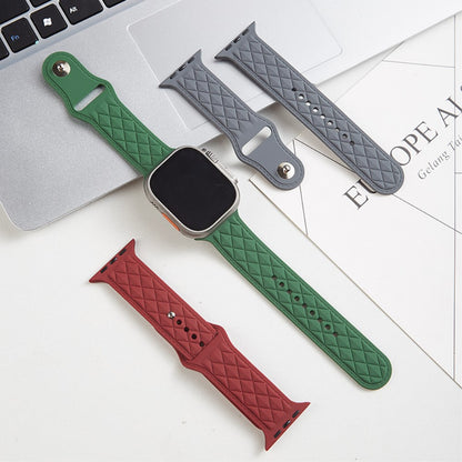Fantastisk Silikone Universal Rem passer til Apple Smartwatch - Hvid#serie_3