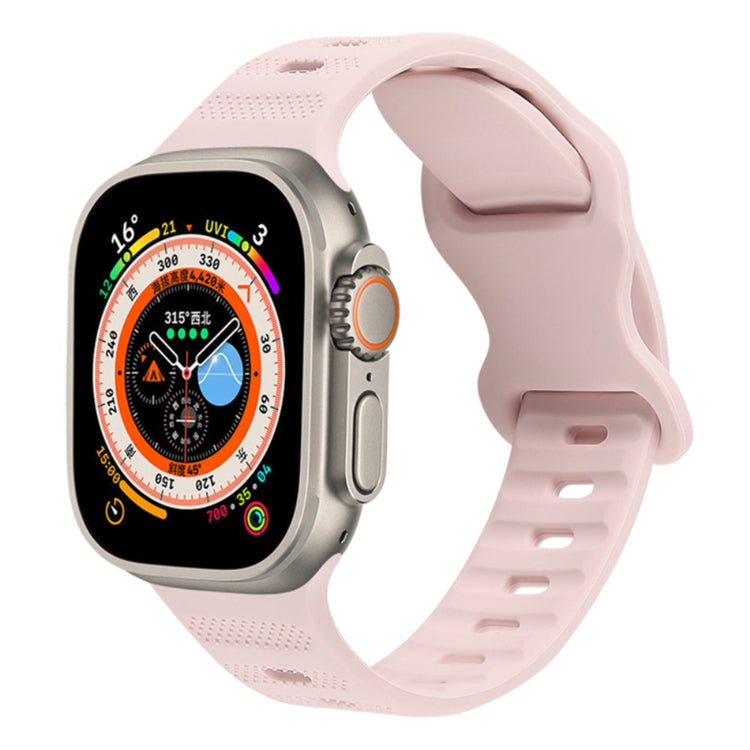 Super Godt Silikone Universal Rem passer til Apple Smartwatch - Pink#serie_8