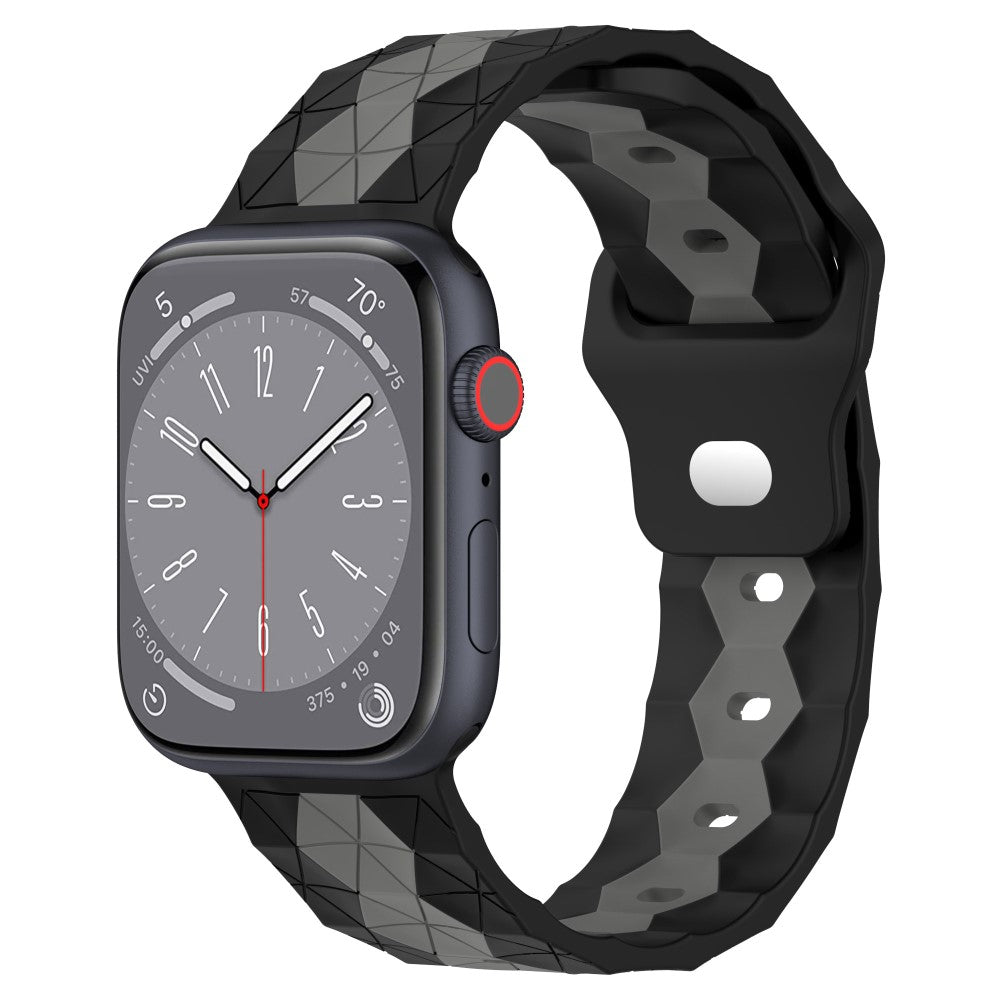 Smuk Silikone Universal Rem passer til Apple Smartwatch - Sølv#serie_8
