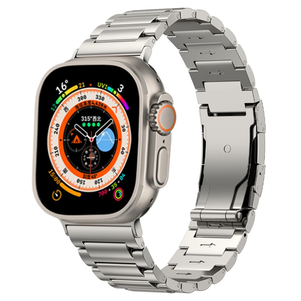 Vildt Kønt Metal Universal Rem passer til Apple Smartwatch - Sølv#serie_2