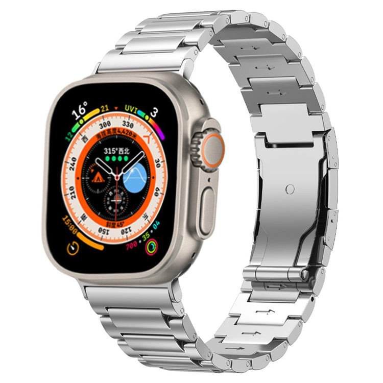 Vildt Kønt Metal Universal Rem passer til Apple Smartwatch - Sølv#serie_3