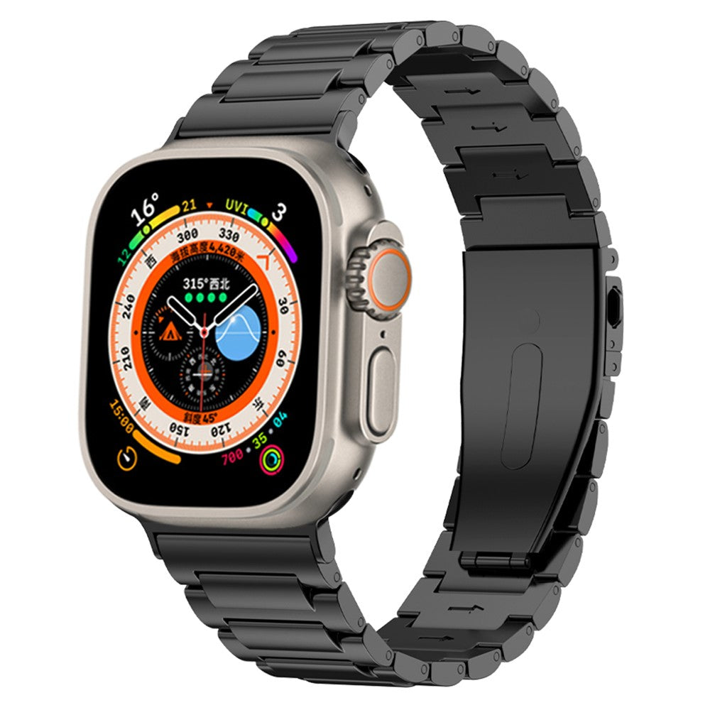 Nydelig Metal Universal Rem passer til Apple Smartwatch - Sort#serie_1