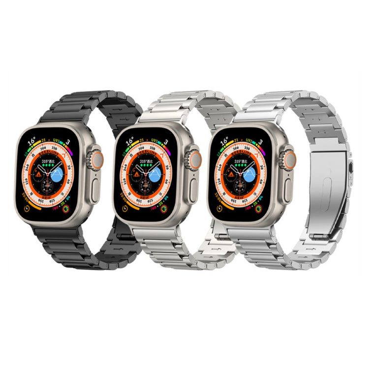 Nydelig Metal Universal Rem passer til Apple Smartwatch - Sort#serie_1
