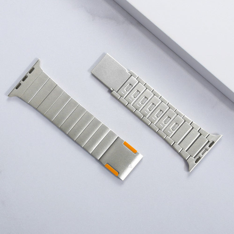 Fortrinligt Metal Universal Rem passer til Apple Smartwatch - Sølv#serie_2