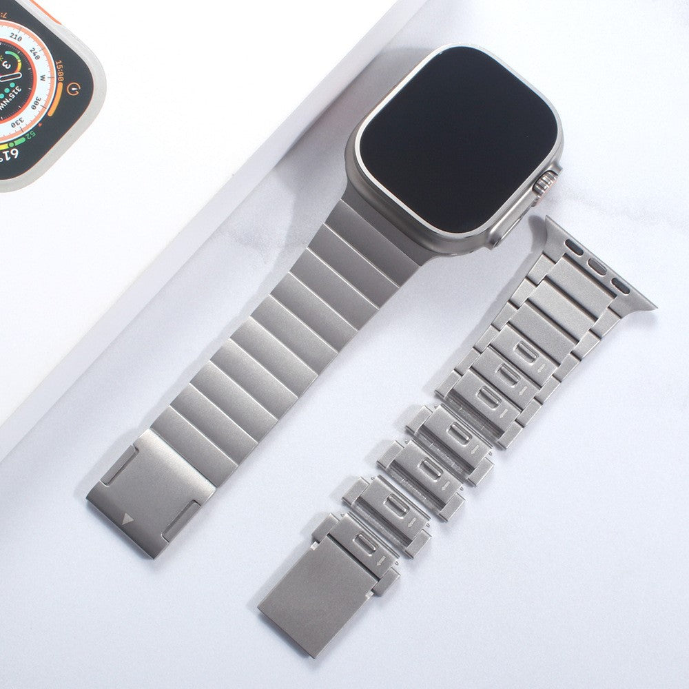 Fortrinligt Metal Universal Rem passer til Apple Smartwatch - Sølv#serie_2
