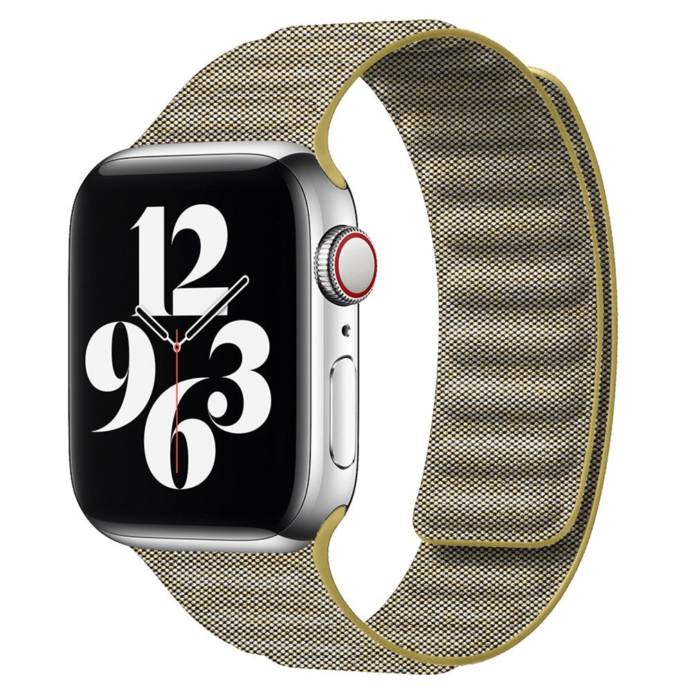 Super Flot Nylon Universal Rem passer til Apple Smartwatch - Gul#serie_2