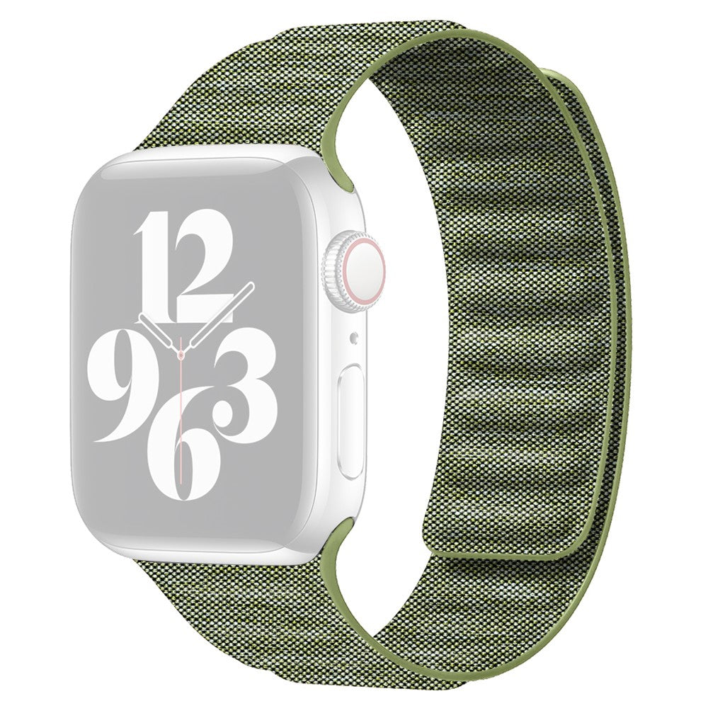 Super Flot Nylon Universal Rem passer til Apple Smartwatch - Grøn#serie_4