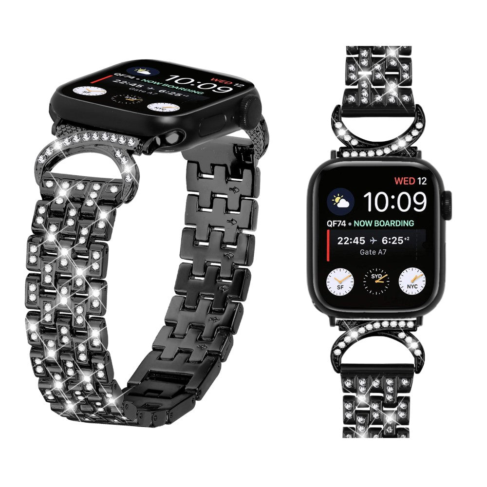 Metal Cover passer til Apple Watch Series 1-3 42mm - Sort#serie_1