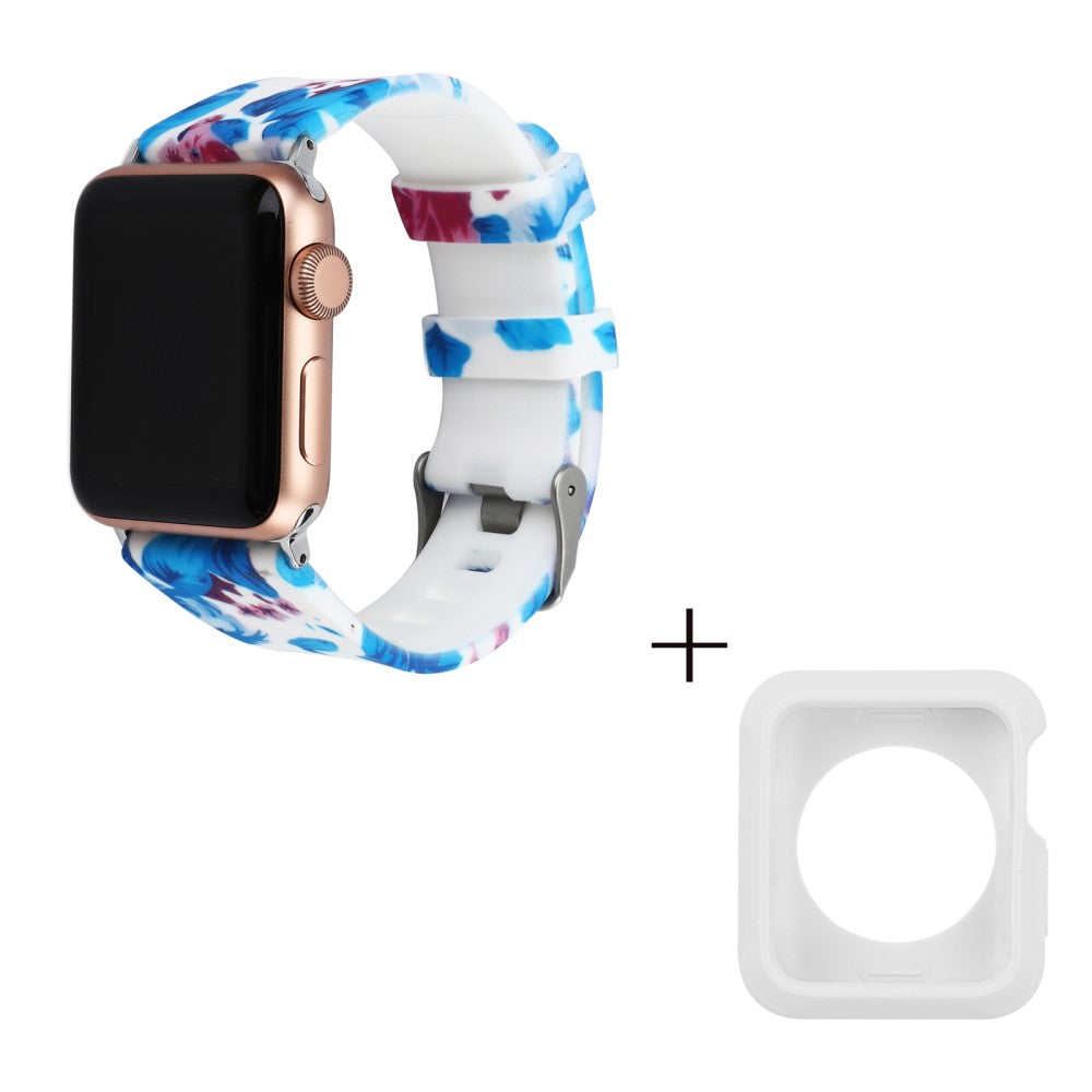 Super Cool Silikone Rem passer til Apple Watch Series 1-3 42mm - Blå#serie_3