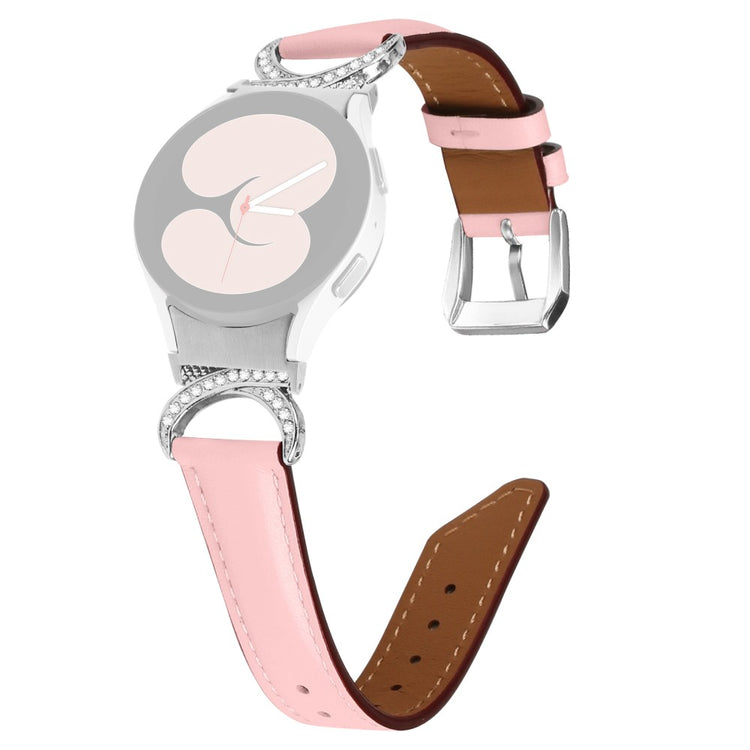 Vildt Rart Kunstlæder Universal Rem passer til Samsung Smartwatch - Pink#serie_2