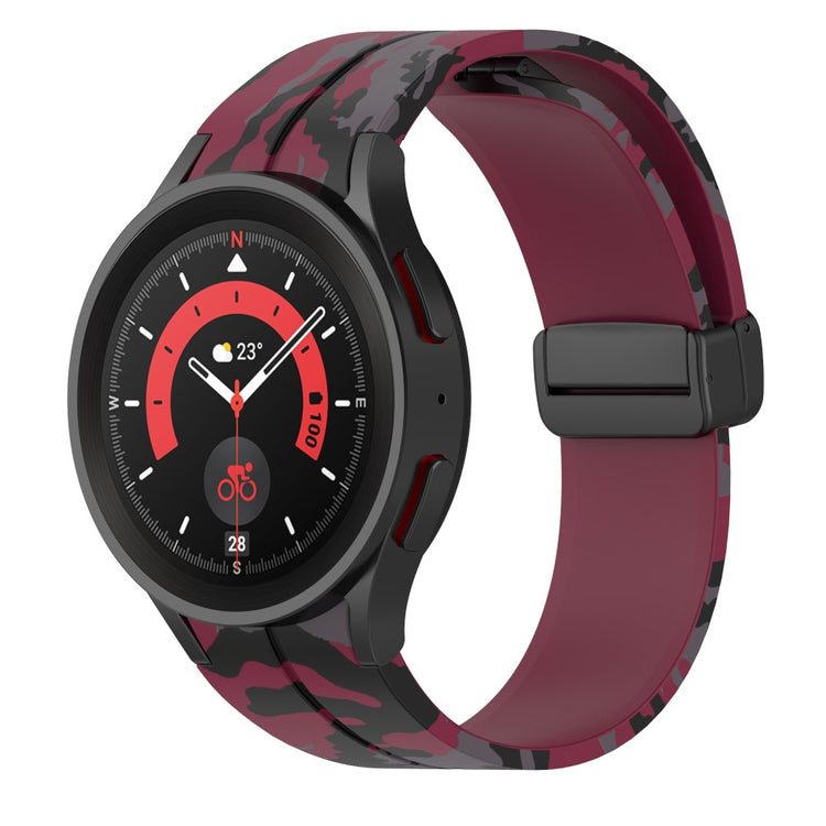 Rigtigt Slidstærk Silikone Universal Rem passer til Samsung Smartwatch - Rød#serie_3