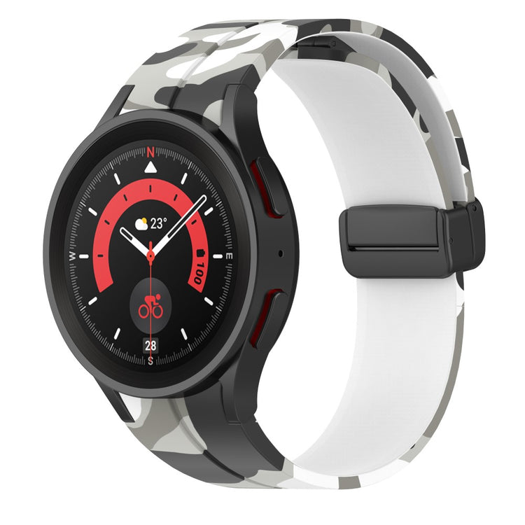 Rigtigt Slidstærk Silikone Universal Rem passer til Samsung Smartwatch - Hvid#serie_5