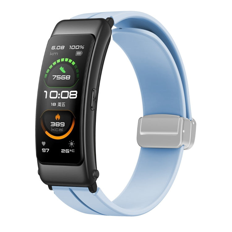 Helt Vildt Komfortabel Silikone Universal Rem passer til Smartwatch - Blå#serie_10