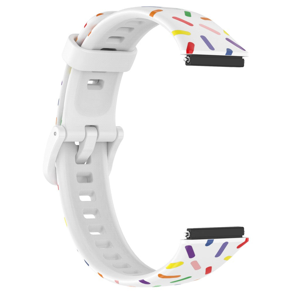 Komfortabel Rem passer til Xiaomi Mi Band 7 - Hvid#serie_2