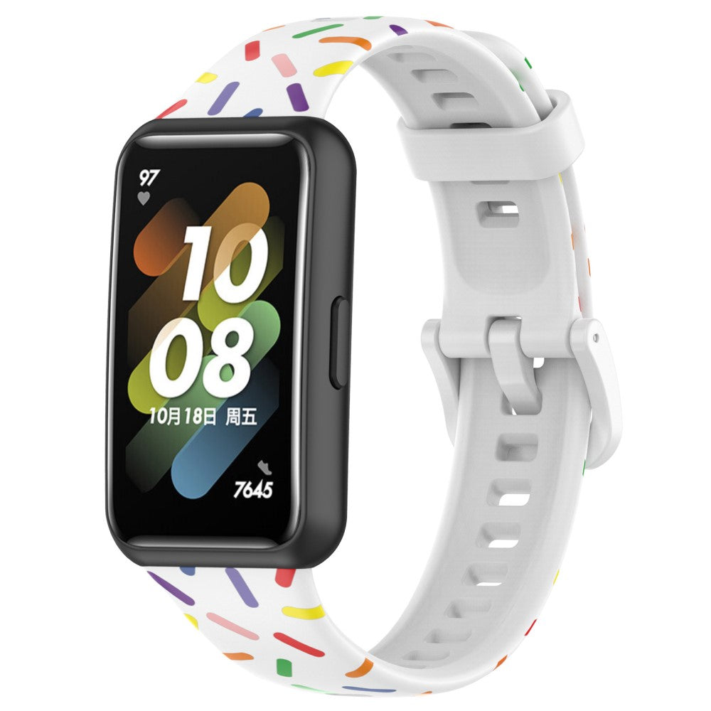 Komfortabel Rem passer til Xiaomi Mi Band 7 - Hvid#serie_2