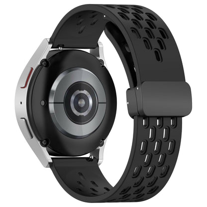 22mm simple silicone strap for Samsung and Huawei watch - Black#serie_1