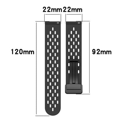 22mm simple silicone strap for Samsung and Huawei watch - Baby Blue#serie_10