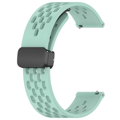 Vildt Smuk Metal Og Silikone Universal Rem passer til Smartwatch - Grøn#serie_12