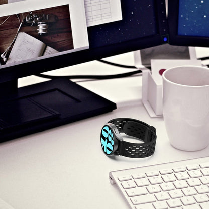 Vildt Smuk Metal Og Silikone Universal Rem passer til Smartwatch - Hvid#serie_2