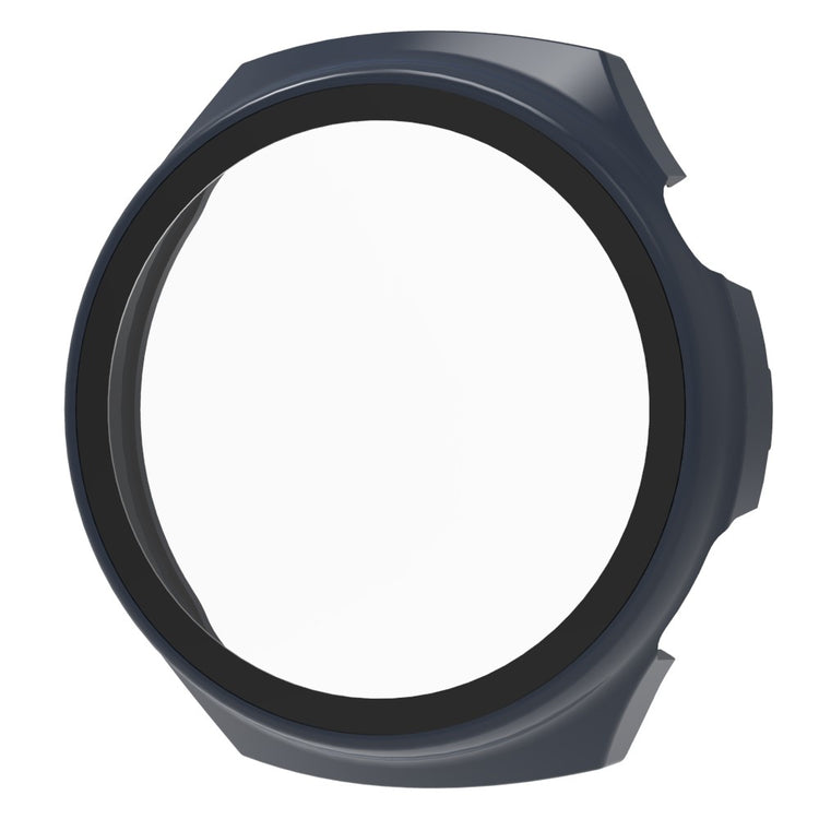 Vildt Godt Cover med Skærmbeskytter i Plastik og Hærdet Glas passer til Huawei Watch 4 Pro - Blå#serie_4