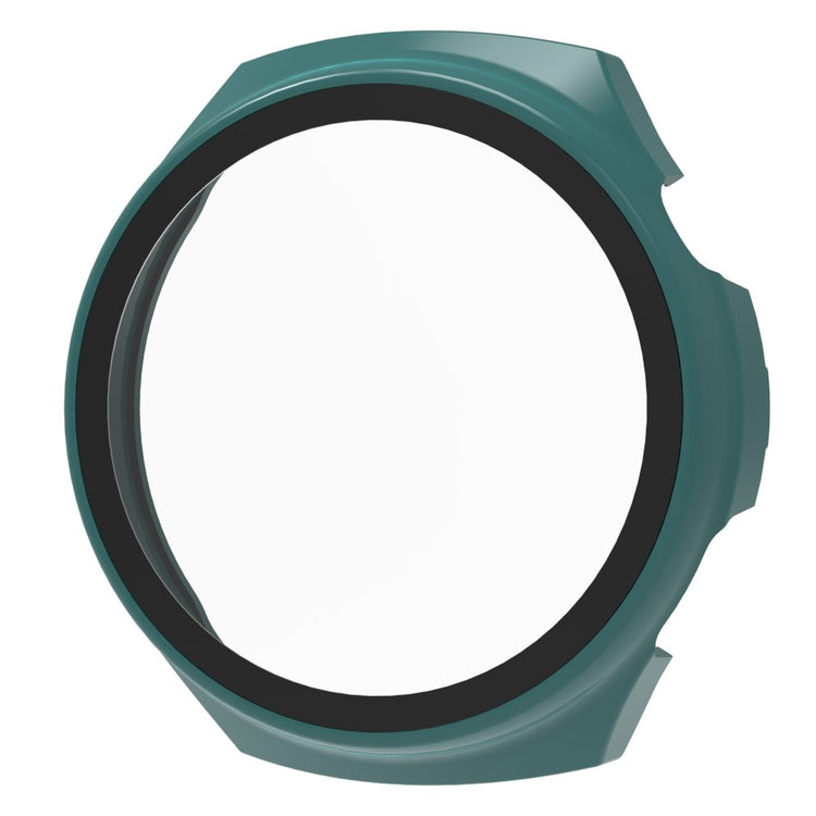 Vildt Godt Cover med Skærmbeskytter i Plastik og Hærdet Glas passer til Huawei Watch 4 Pro - Grøn#serie_6