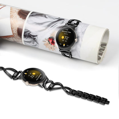 Super Godt Metal Rem passer til Google Pixel Watch - Sort#serie_3