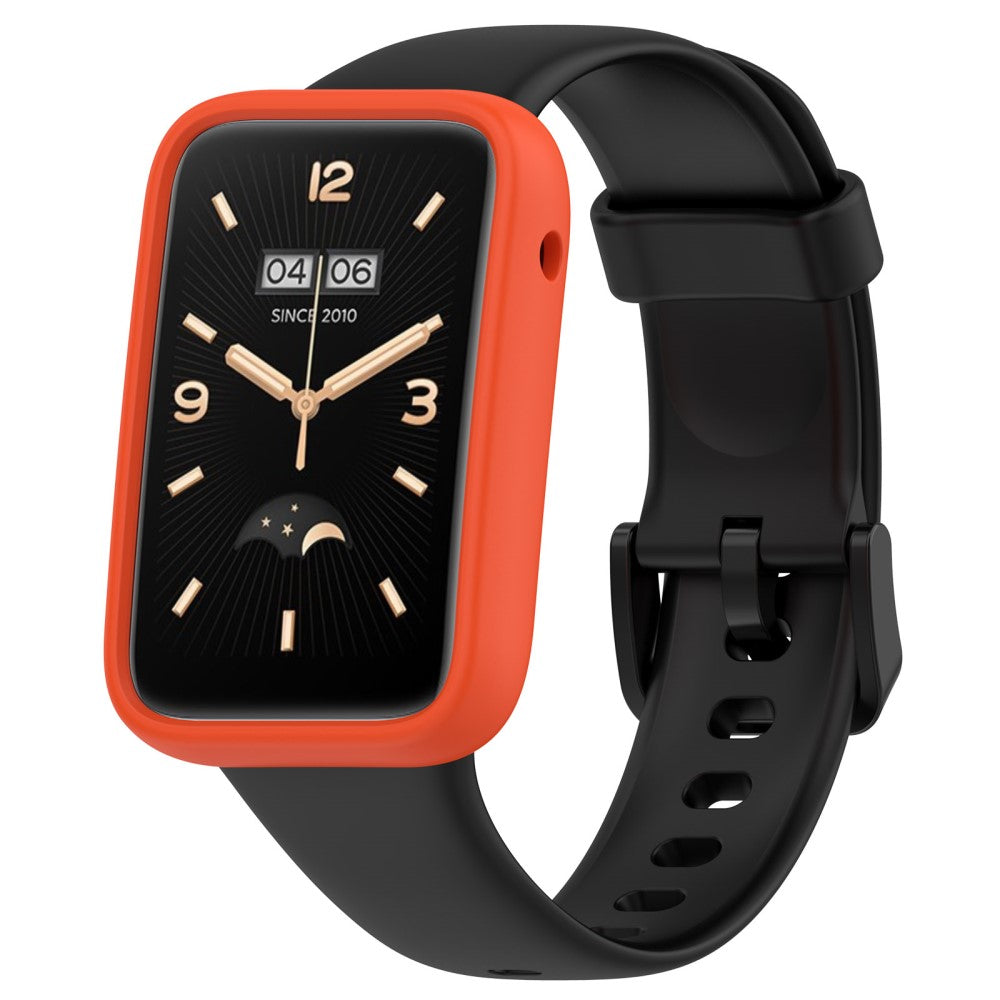 Fed Silikone Cover passer til Xiaomi Mi Band 7 Pro - Orange#serie_4