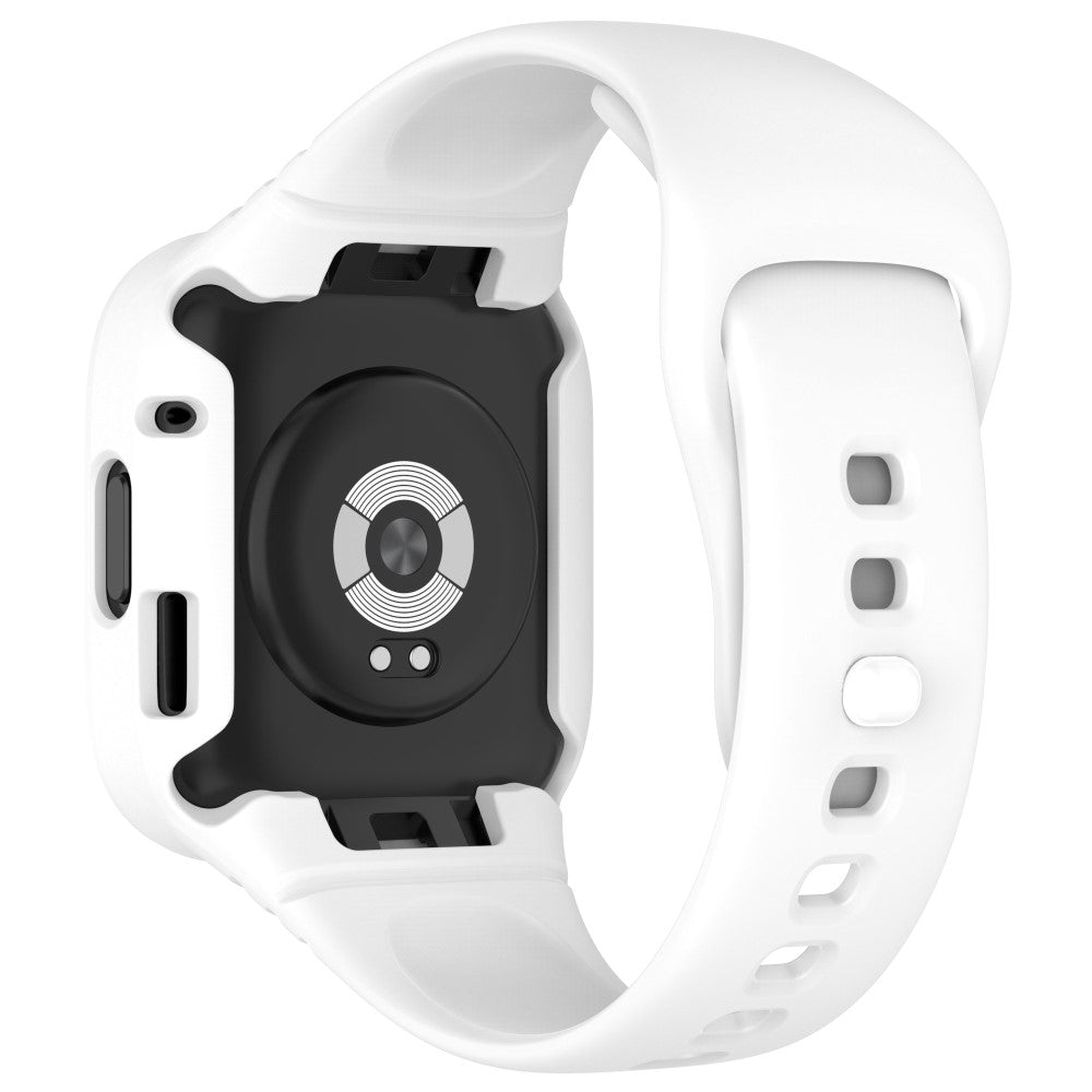 Vildt Elegant Silikone Rem passer til Xiaomi Redmi Watch 3 - Hvid#serie_3