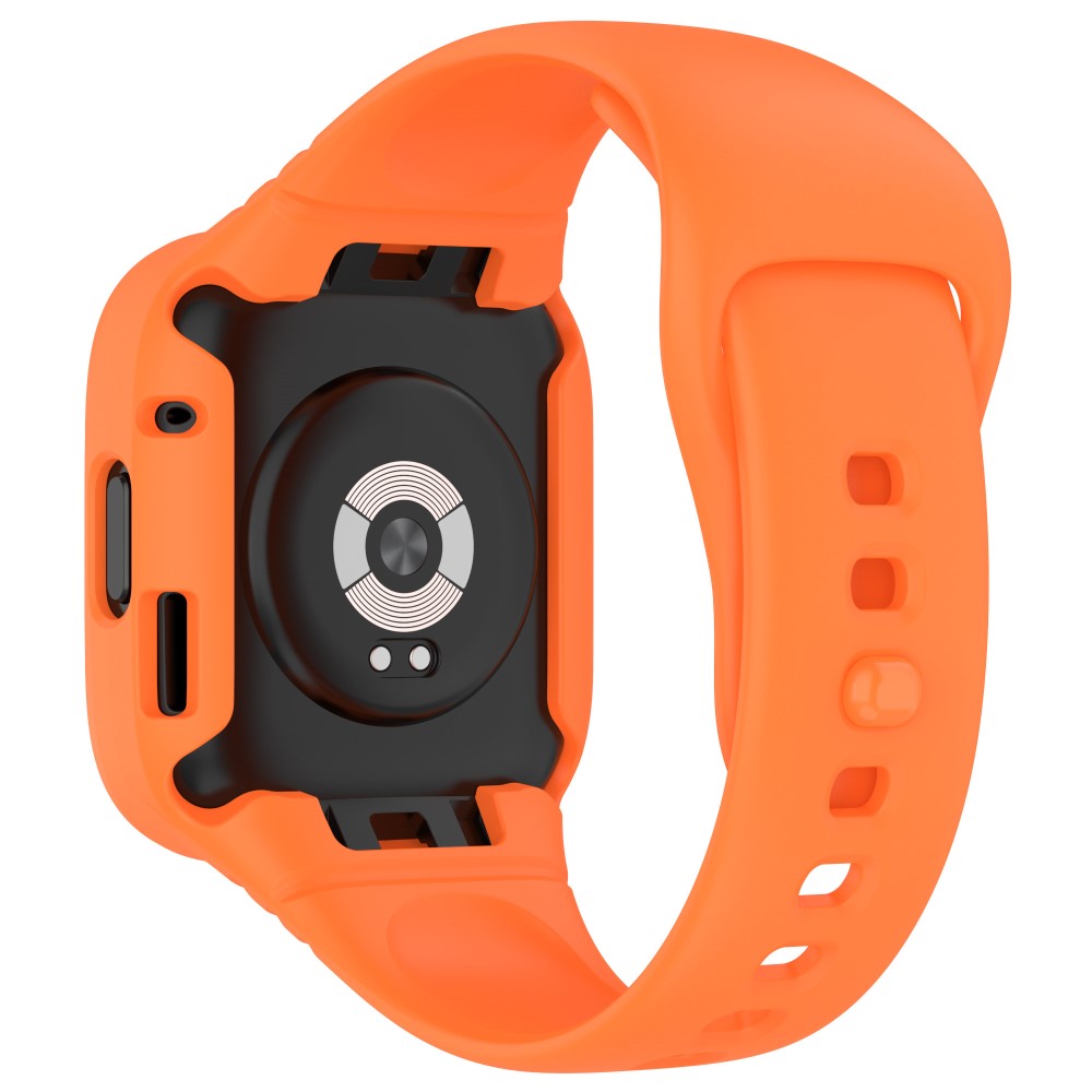 Vildt Elegant Silikone Rem passer til Xiaomi Redmi Watch 3 - Orange#serie_4