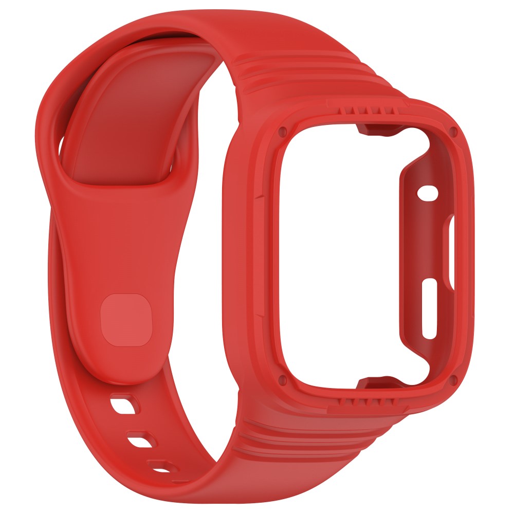 Vildt Elegant Silikone Rem passer til Xiaomi Redmi Watch 3 - Rød#serie_5