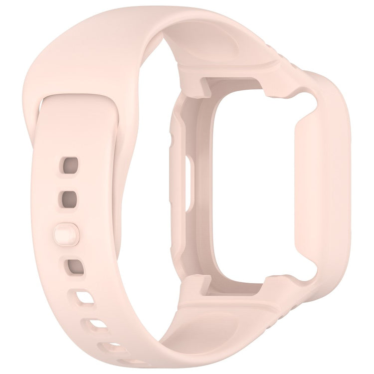 Vildt Elegant Silikone Rem passer til Xiaomi Redmi Watch 3 - Pink#serie_6