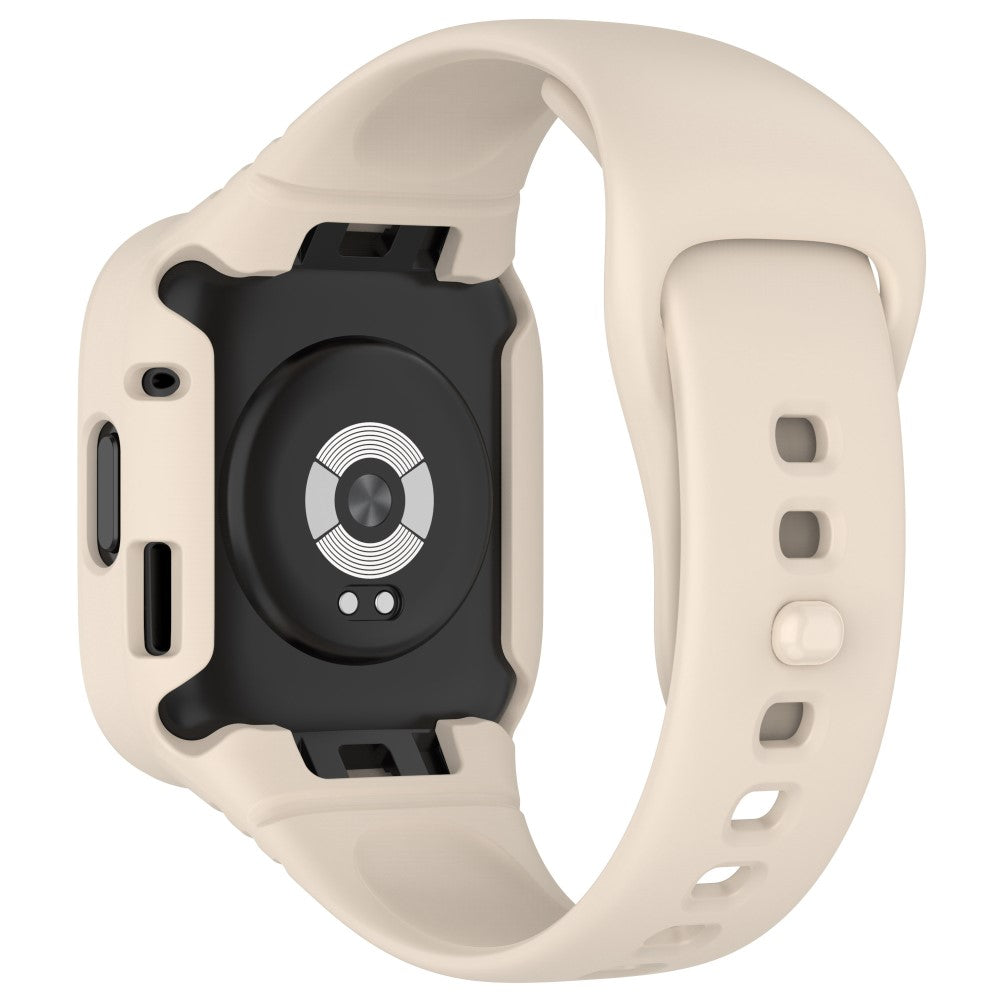 Vildt Elegant Silikone Rem passer til Xiaomi Redmi Watch 3 - Hvid#serie_8