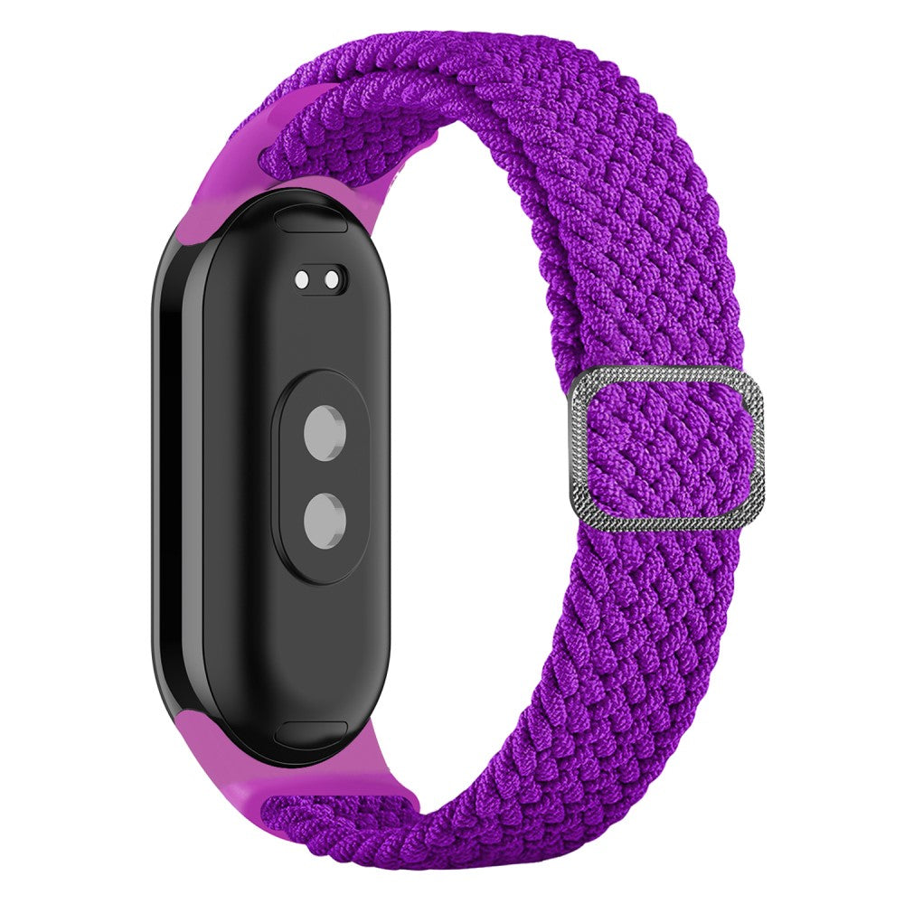 Vildt Fint Nylon Cover passer til Xiaomi Smart Band 8 - Lilla#serie_12