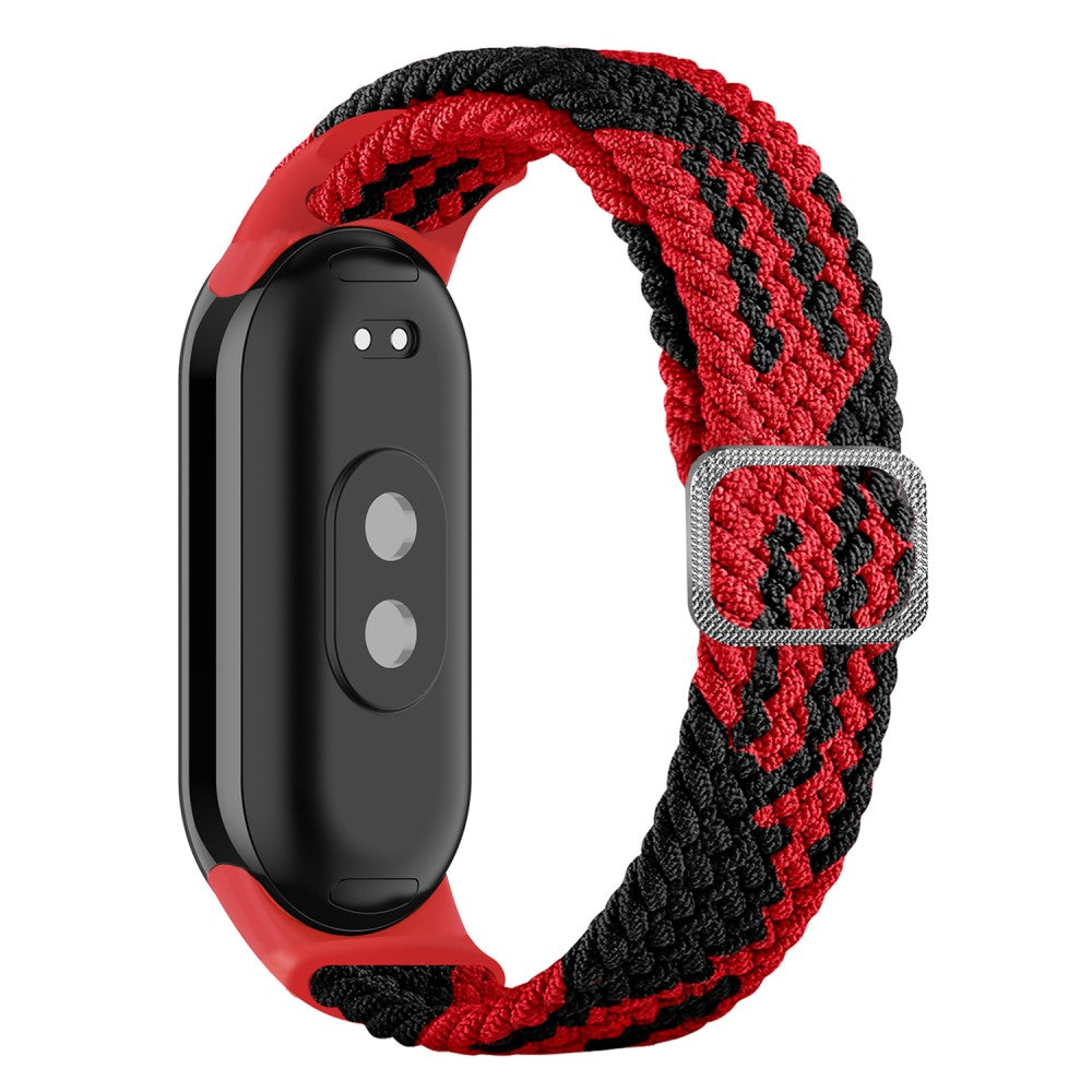 Vildt Fint Nylon Cover passer til Xiaomi Smart Band 8 - Rød#serie_15