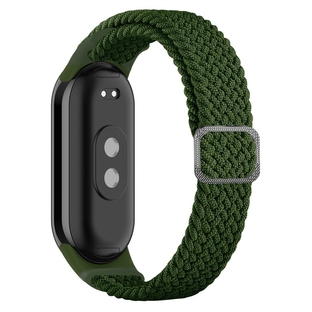 Vildt Fint Nylon Cover passer til Xiaomi Smart Band 8 - Grøn#serie_9