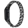 Mukava Xiaomi Smart Band 8 Metalli Ja Strassit Ranneke