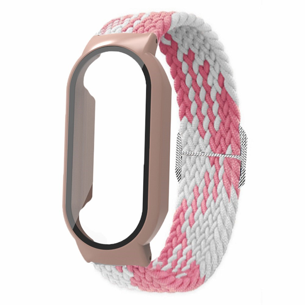 Rigtigt Skøn Nylon Rem passer til Xiaomi Smart Band 8 - Pink#serie_2