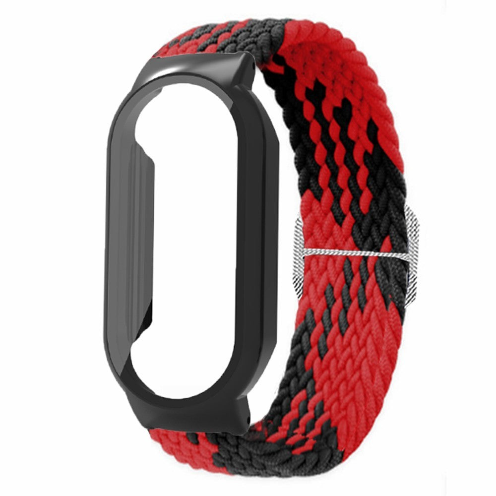 Rigtigt Skøn Nylon Rem passer til Xiaomi Smart Band 8 - Rød#serie_7