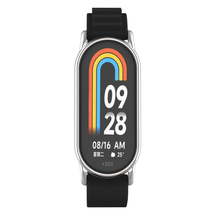 Meget Fed Nylon Rem passer til Xiaomi Smart Band 8 - Sort#serie_4