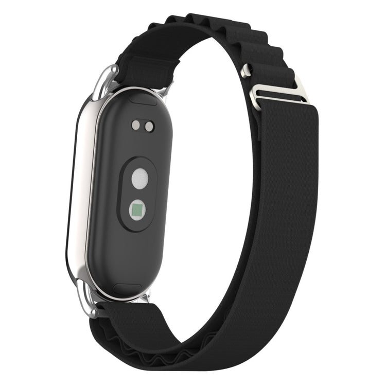 Meget Fed Nylon Rem passer til Xiaomi Smart Band 8 - Sort#serie_4