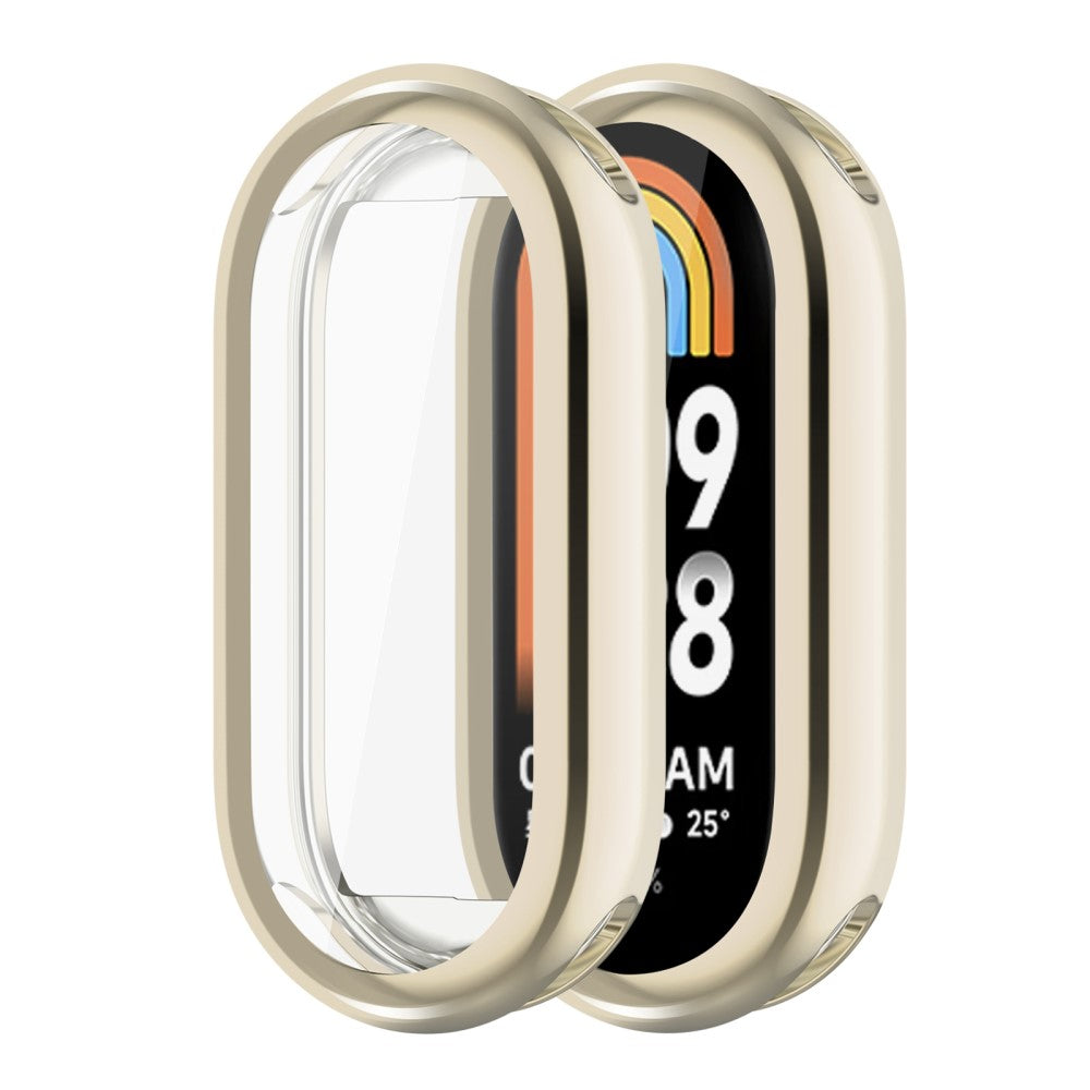 Godt Silikone Cover passer til Xiaomi Smart Band 8 - Guld#serie_6