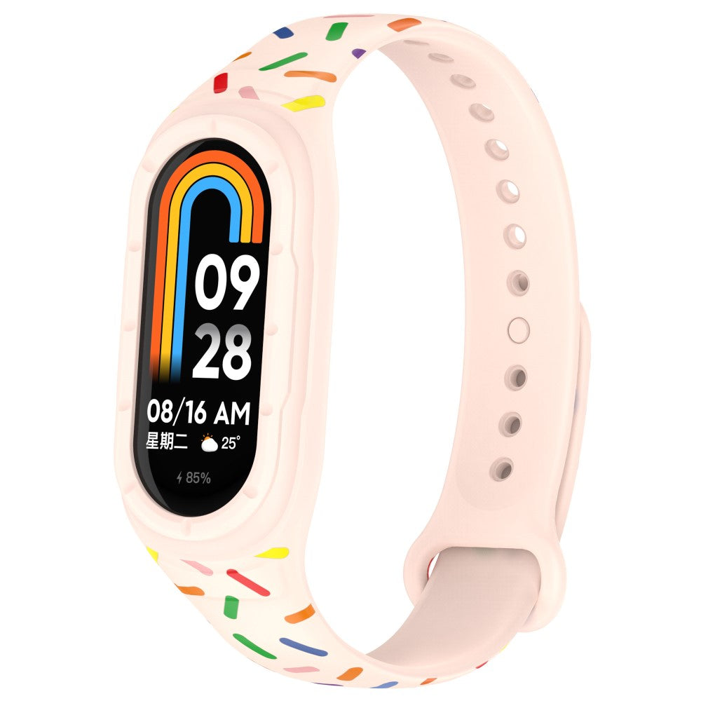 Rigtigt Godt Silikone Rem passer til Huawei Band 8 - Pink#serie_4